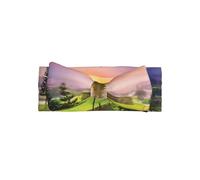 YYHHAOFA Golf Resort Park Prints Baby Bow Throw - Soft & Stretchy Nylon-Spandex Headband for Newborns 0-6 Months - Ideal Shower Gift