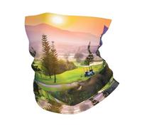 YYHHAOFA Golf Resort Park Prints Multifunctional Sport Headband Soft Polyester Stretchy Seamless Design For All Sports Activities