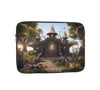 YYHHAOFA Gothic Fairy Garden Picture Portable Laptop Sleeve Case - Shockproof Portable Laptop Sleeve Bag 12 inch for Men and Women Business Travel, Office Daily Use