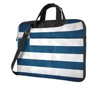 YYHHAOFA greek flag Prints Ultra-thin portable shoulder laptop bag 15.6 inch Stylish and Protective Super soft lining