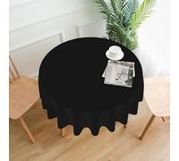 YYHHAOFA Happy Fathers Day To The Best Dad Prints Round Decorative Tablecloth 60in - High-Grade Polyester Throw for Dining Tables, Parties, & Outdoor Events