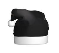 YYHHAOFA Happy little black bear Pattern Christmas Hat for Adult Making It a Fun and Durable Gift for Men and Women