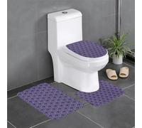 YYHHAOFA Haunted Mansion Prints 3 Piece Bathroom Rugs Set 24x16in - Plush Microfiber Throw Rugs for Comfort & Durability