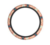 YYHHAOFA Heart Shaped Floral Petals Prints Neoprene Wheel Layer - Engineered Durability for Maximum Steering Protection