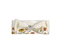 YYHHAOFA Hen Flying Butterflies Among Flowers Prints Baby Bow Throw - Soft & Stretchy Nylon-Spandex Headband for Newborns 0-6 Months - Ideal Shower Gift