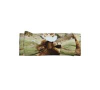 YYHHAOFA Hi Bear Sit on the lawn Prints Baby Bow Throw - Soft & Stretchy Nylon-Spandex Headband for Newborns 0-6 Months - Ideal Shower Gift