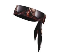 YYHHAOFA Horse Saddle with a Cowboy Hat Wild Printed Sports Double-Sided Headscarf Quick Drying, Moisture Wicking for Women, Girls, and Men