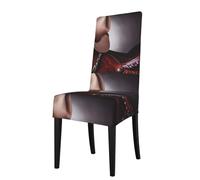 YYHHAOFA Horse Saddle with a Cowboy Hat Wild Prints dining chair cover is easy to disassemble and made of high resilience fabric that is wear-resistant