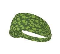 YYHHAOFA Hunter Green Floral Petals Pattern Pattern Sports Headband for Women Sweat Proof Bandeau Summer Elastic Band