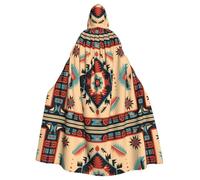 YYHHAOFA Indian nation vector map Prints Halloween Adult Hooded Cloak is a super large, comfortable, and durable cloak designed for adults