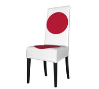 YYHHAOFA Japanese flag Printed dining chair cover is easy to disassemble and made of high resilience fabric that is wear-resistant