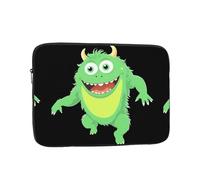 YYHHAOFA Jumping Green Monster Picture Portable Laptop Sleeve Case - Shockproof Portable Laptop Sleeve Bag 12 inch for Men and Women Business Travel, Office Daily Use