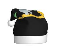 YYHHAOFA Koala crossing the road Picture Christmas Hat for Adult for men and women clothing headband for festive occasions