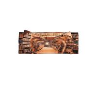 YYHHAOFA Library Bookcase Prints Baby Bow Headband - Soft & Stretchy Newborn Accessory for Sweet Baby Photoshoots & Cute Outfits