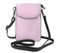 YYHHAOFA Light Red Pattern Small Leather Women'S Crossbody Flip Phone Bag, Waterproof And Durable