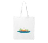 YYHHAOFA Little rabbit at the bottom of the colorful lake Prints Woman Canvas Tote Bag Strong and durable for traveling, shopping, Daily One Size