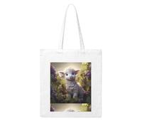 YYHHAOFA Little sheep in the vineyard Prints Woman Canvas Tote Bag Strong and durable for traveling, shopping, Daily One Size