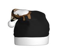 YYHHAOFA Little sheep tasting coffee Picture Christmas Hat for Adult for men and women clothing headband for festive occasions