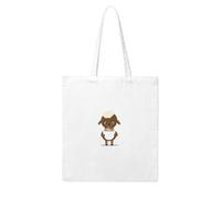 YYHHAOFA Little sheep tasting coffee Prints Woman Canvas Tote Bag Strong and durable for traveling, shopping, Daily One Size
