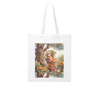 YYHHAOFA Little squirrel picking fruit Prints Woman Canvas Tote Bag Strong and durable for traveling, shopping, Daily One Size