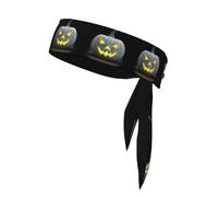 YYHHAOFA Long live the day pumpkin lantern Printed Sports headscarf, sweat absorbing and breathable, motion headband, double-sided kerchief