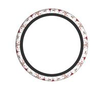 YYHHAOFA Love Paris Tower Bicycle Heart Prints Neoprene Wheel Layer - Engineered Durability for Maximum Steering Protection