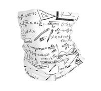 YYHHAOFA Math Geometry G alculus Prints Active Head Wrap - Seamless, Quick-Drying Neck Gaiter for Outdoor Adventures & Stylish Everyday Wear