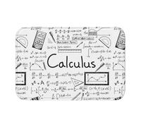 YYHHAOFA Math Geometry G alculus Prints Hem Mat 40x60 - Well-crafted Bathroom Throw Rug, Fade-Resistant & Easy to Clean