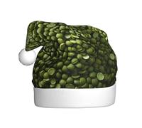 YYHHAOFA mung beans Picture Christmas Hat for Adult for men and women clothing headband for festive occasions