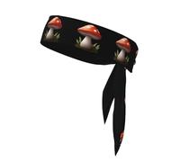 YYHHAOFA Mushroom Cottage Printed Sports headscarf, sweat absorbing and breathable, motion headband, double-sided kerchief