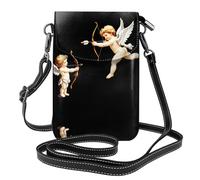 YYHHAOFA Mutual Love Pattern Small Leather Women'S Crossbody Flip Phone Bag, Waterproof And Durable