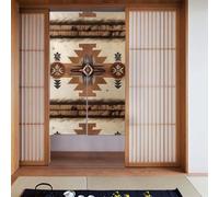 YYHHAOFA Native American Patterns Printed Curtain two Pieces Spliced 34x56in Fabric curtains, room dividers Fabric, Smooth & Not Easily Wrinkled