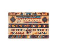 YYHHAOFA native american patterns Printing Placemats for Dining Table Set of 6 Thick and Sturdy Design for Excellent Wear Resistance, Good Wrinkle Resistance