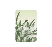 YYHHAOFA natural plant silhouette fern leaf Prints Rectangle Car Air Fresheners Cards Set of 6 Pieces : Hanging Scented Cards for bedroom Bathroom Car Interior Decor