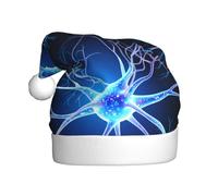 YYHHAOFA Neuron extensions Picture Christmas Hat for Adult for men and women clothing headband for festive occasions