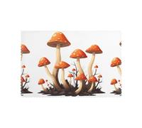 YYHHAOFA New Mushrooms on Dead Trees Prints Placemats Set of 6 12x18in - Create Cozy Table Settings for Everyday Moments & Special Gatherings