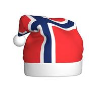 YYHHAOFA Norwegian flag Picture Christmas Hat for Adult for men and women clothing headband for festive occasions