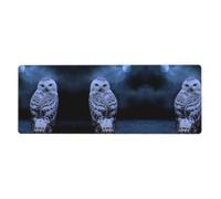 YYHHAOFA Owl at Night Prints Mouse Pad 12x31.5in