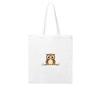 YYHHAOFA Owl under the starry sky Prints Woman Canvas Tote Bag Strong and durable for traveling, shopping, Daily One Size