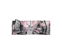 YYHHAOFA Paris Street Eiffel Tower Pink Floral Prints Baby Bow Headband - Soft & Stretchy Newborn Accessory for Sweet Baby Photoshoots & Cute Outfits