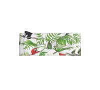 YYHHAOFA Parrot Birds and Tropical Tree Prints Baby Bow Headband: Soft & Stretchy Newborn Throw for Pictures & Baby Showers - 0-6 Months