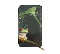 YYHHAOFA Peace Tree Frog Prints Leather Long Clutch Wallet : Comfortable, Lightweight,Fashion, Durable 7.48 x 4.13 in