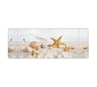 YYHHAOFA Pearls Starfish Seashell Theme Mouse Pad 12x31.5in - Extended Gaming & Desk Mat