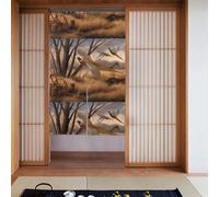 YYHHAOFA pheasant hunting Printed Curtain two Pieces Spliced 34x56in Fabric curtains, room dividers Fabric, Smooth & Not Easily Wrinkled