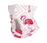 YYHHAOFA Pink Flamingo Pineapple Prints Multifunctional Sport Headband Soft Polyester Stretchy Seamless Design For All Sports Activities