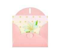 YYHHAOFA Pink Greeting Card Blooming Daffodils Picture for Christmas, Children's Birthday, Valentine's Day, and Party Invitation