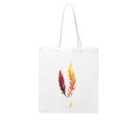 YYHHAOFA Pixelated Phoenix Feathers Prints Woman Canvas Tote Bag Strong and durable for traveling, shopping, Daily One Size