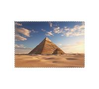 YYHHAOFA Placemats Set of 6 12x18in - Dining Table in Home & Kitchen, Washable, Heat Resistant, Room Hotel Home Banquet Decoration