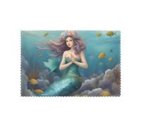 YYHHAOFA Placemats Set of 6 12x18in - Dining Table in Home & Kitchen, Washable, Heat Resistant, Room Hotel Home Banquet Decoration