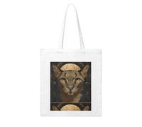 YYHHAOFA Pretty cat head Prints Woman Canvas Tote Bag Strong and durable for traveling, shopping, Daily One Size
